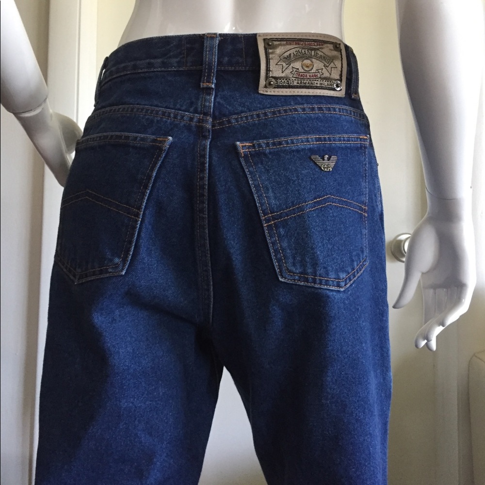 Armani by Giorgio Armani blue jeans made in Italy